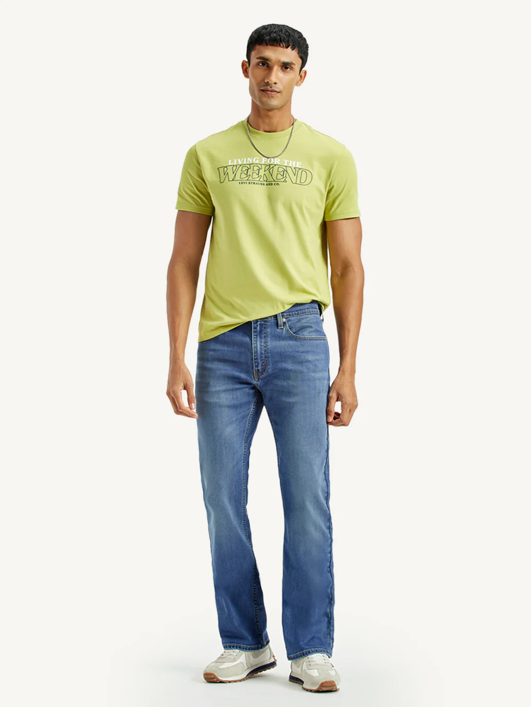 Men's Bootcut Stretchable Denim Jeans